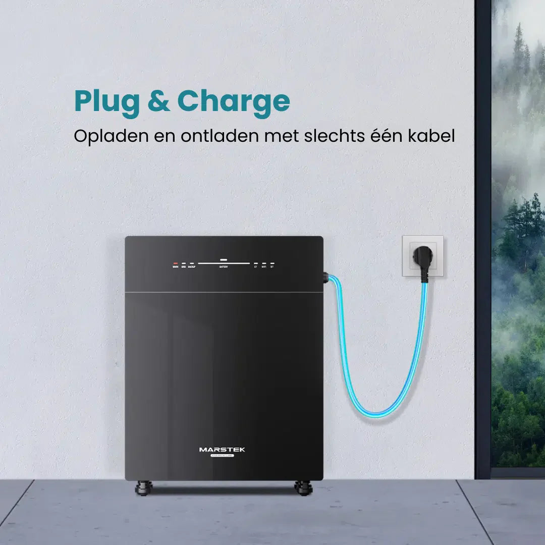 Marstek - Plug&Charge thuisbatterij 5.12 kWh
