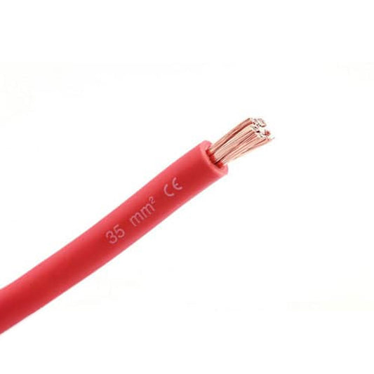 Kabel 1m rood 4mm²
