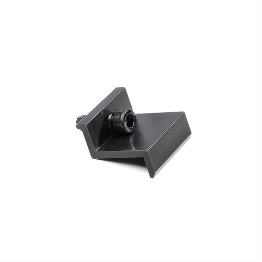 TRIX | Eindklem voor plat dak zwart 35mm